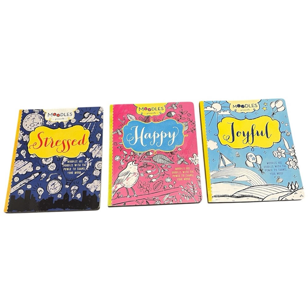 Moodles Presents Stressed Happy Joyful Doodles Power to Change your Mood